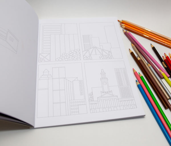 Brisbane Themed Colouring In Book