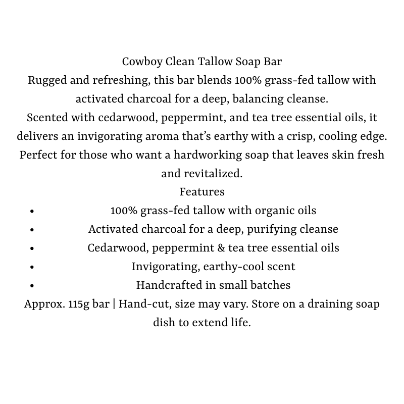 Bare Soap & Body - Cowboy Clean Soap