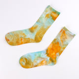 Ice-Dyed Bamboo Socks