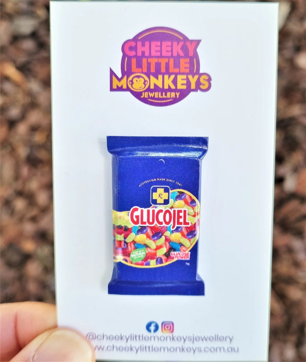Cheeky Little Monkeys - Brooch: Glucojel