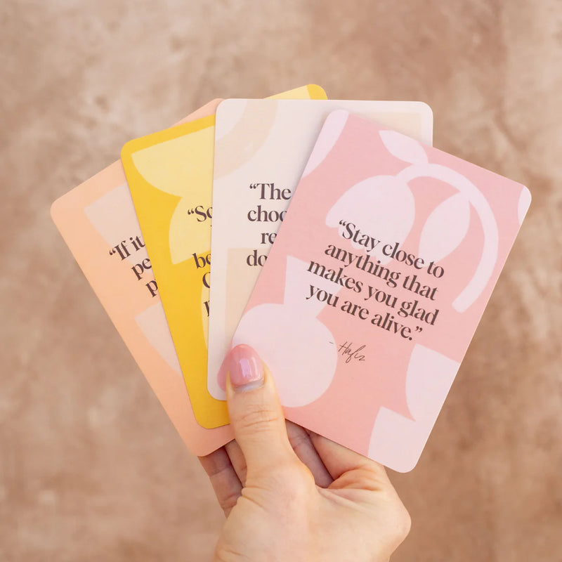 Reset Your Mindset Mantras and Affirmations Card Deck