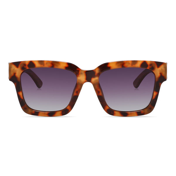 MRV - Sustainable Sunglasses -  Eco Bamboo GeoBay Leopard