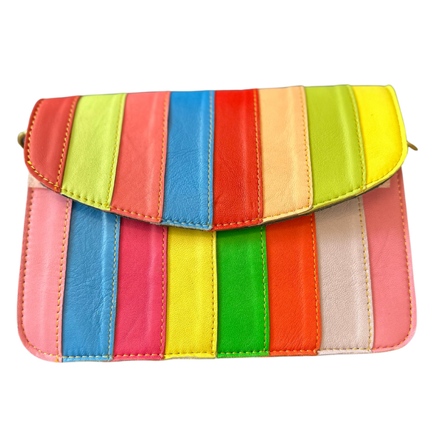 Rainbow Strap Crossbody bag