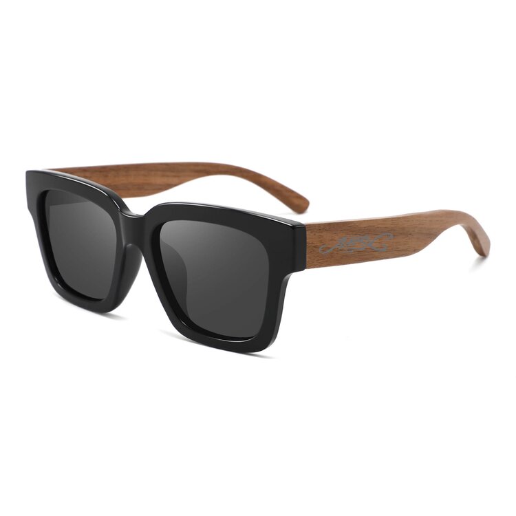 Sustainable Sunglassess - Flinders Bay Eco Bamboo Black