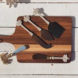 Saide - White Palm Tree Cheese Knife Set