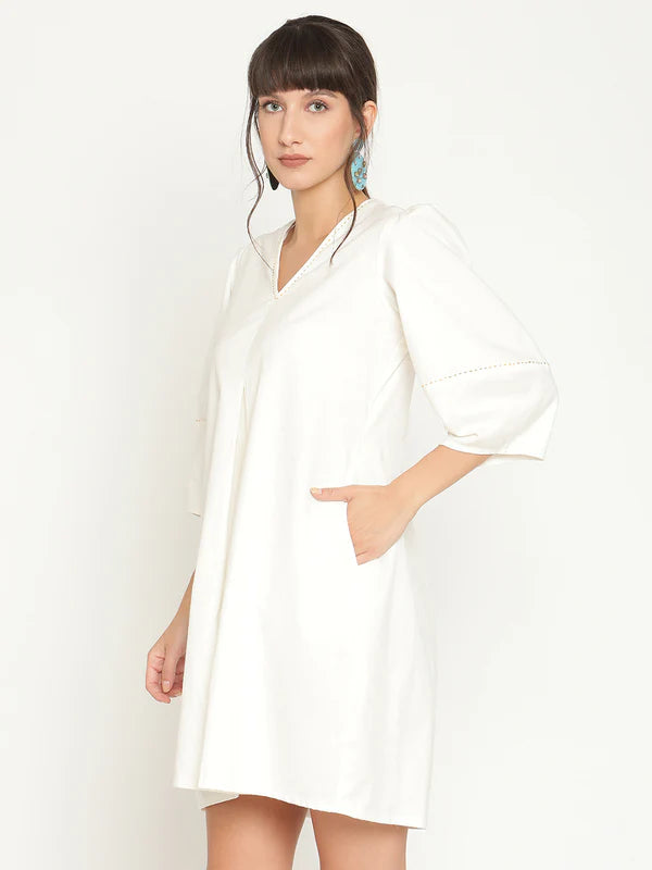 Amalie White Dress