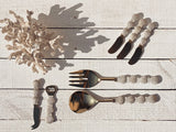 Saide - White Shell Cheese Knife