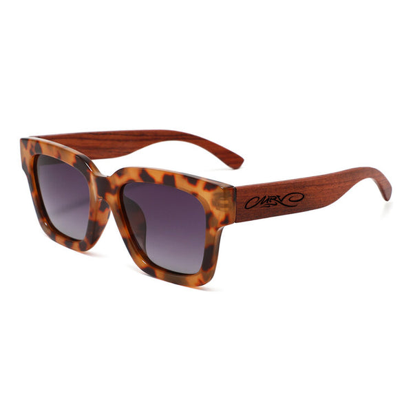 Sustainable Sunglassess - Flinders Bay Leopard Eco Bamboo