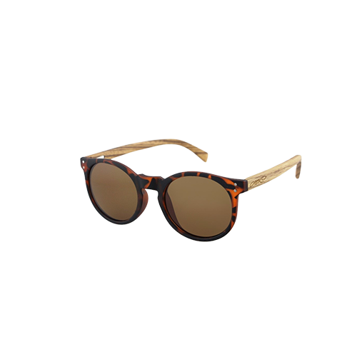 Sustainable Sunglasses - Eco Bamboo Coral Bay Leopard