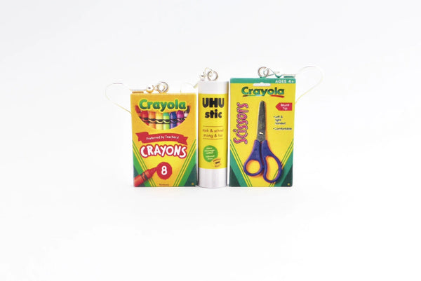 Crayola + Glue Stick Earrings