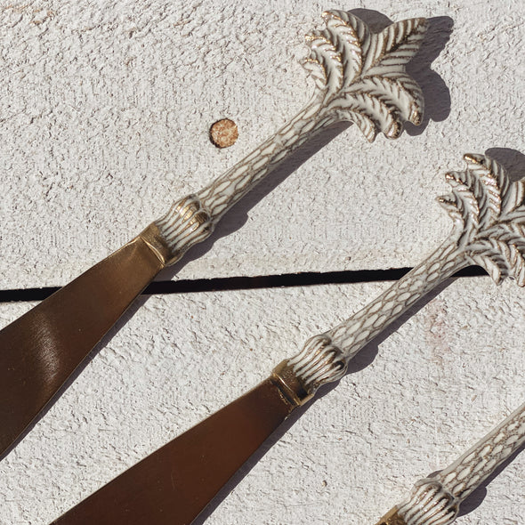 Saide - White Palm Tree Spreader