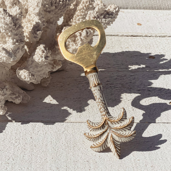 Saide - White Palm Tree Bottle Opener