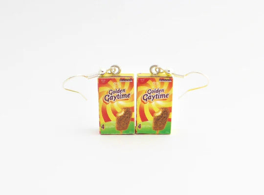 Golden Gaytime earrings