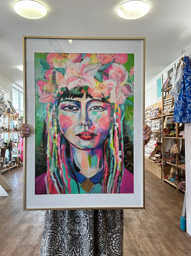 Joyita - Large Goddess Print  (framed)