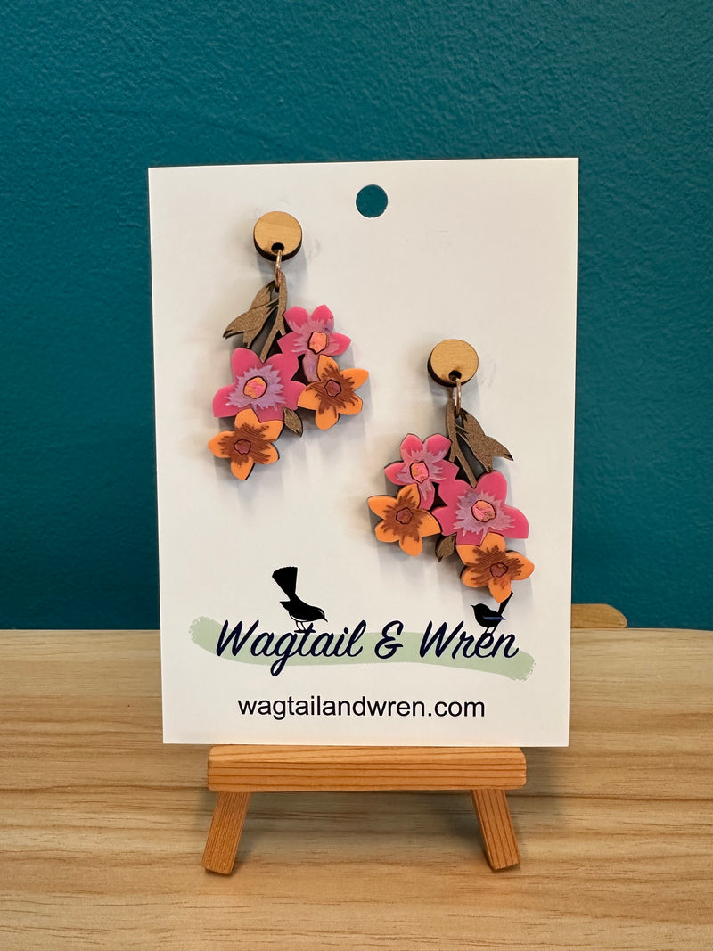 Wagtail and Wren - Dangle Earrings Floral Bouquet