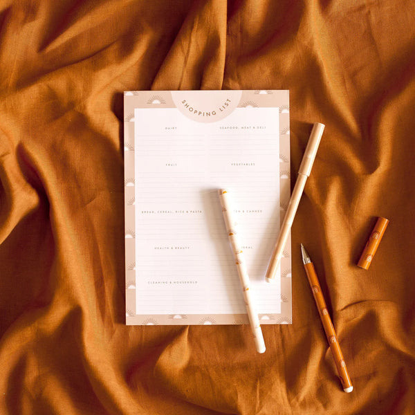 Saide - Suns A5 Shopping List Magnet Notepad