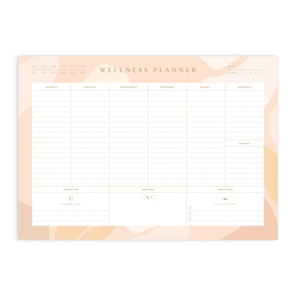 Sol A4 Wellness Planner Notepad