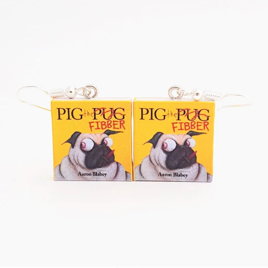 Pig the Fibber earrings