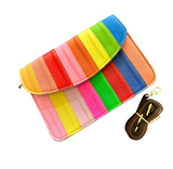 Rainbow Strap Crossbody bag
