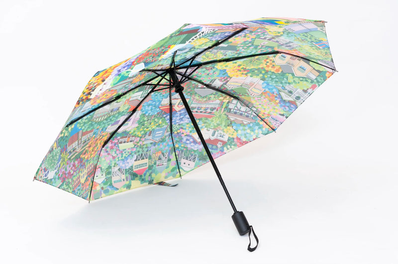 Brisbane Saffron Sunset Umbrella - Fold Out
