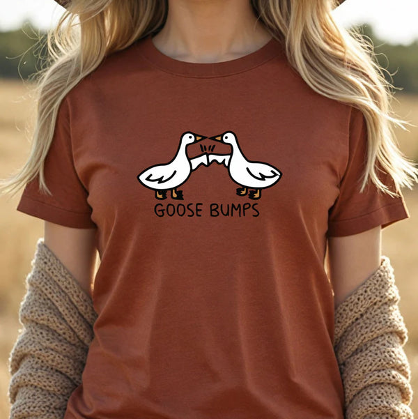 Alfie & Alice - Goose Bump Tee (LADIES - RUST colourway)