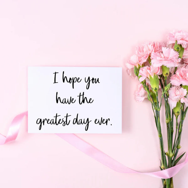 Alfie & Alice - Greeting Card 'Greatest Day Ever'