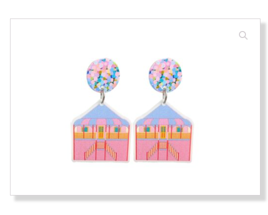 Debra Hood - Queenslander Earrings 'Pretty Paddington'