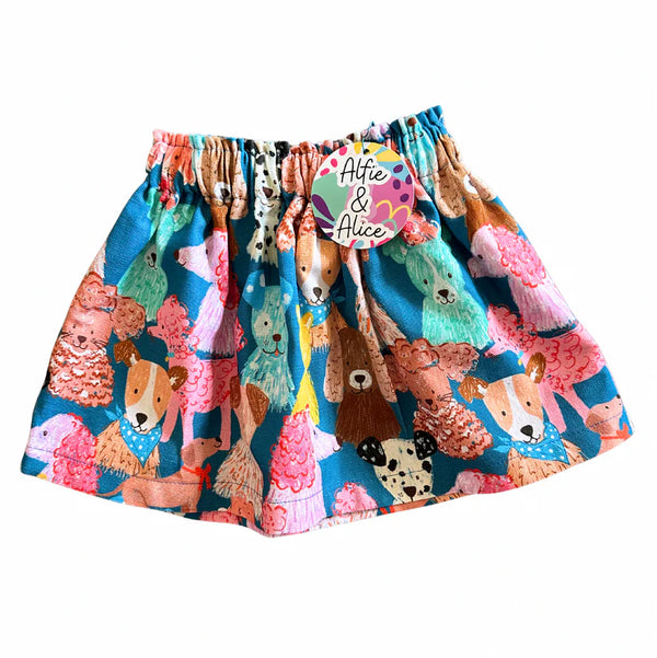Alfie & Alice - All The Dogs - Kids Skirt