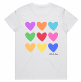 Alfie & Alice - Love You, Mean It - women's tee (white)