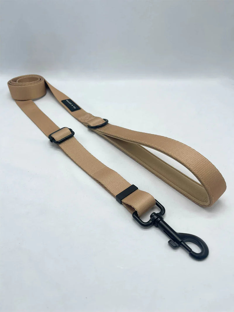 Kaley & Co - Adjustable Length Lead - Tan