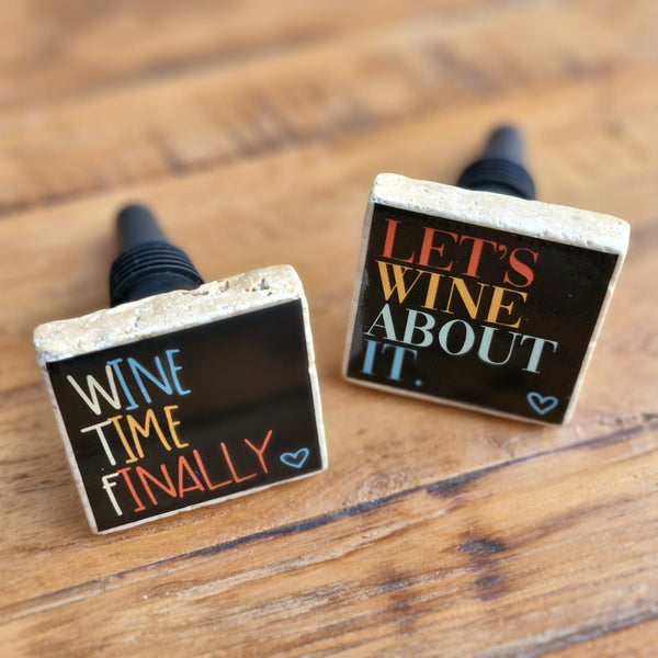 C&I Creative - Travertine Tile Winestoppers