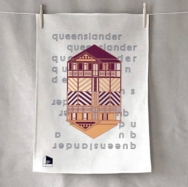 Debra Hood - Queenslander Tea Towels