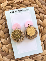 Esther Lian Jewellery- Metal Rattan Moon Cuties