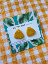 Esther Lian Jewellery- Paisley Textured Stud Earrings
