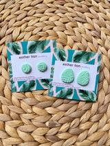 Esther Lian Jewellery- Squiggles Textured Clay Stud Earrings