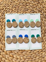Esther Lian Jewellery- Rattan Moon Cuties Earrings