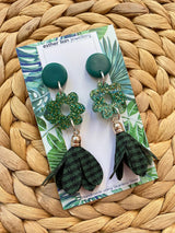 Esther Lian Jewellery- Gingham Drops with Flower