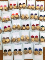Esther Lian Jewellery- Metal Rattan Moon Cuties