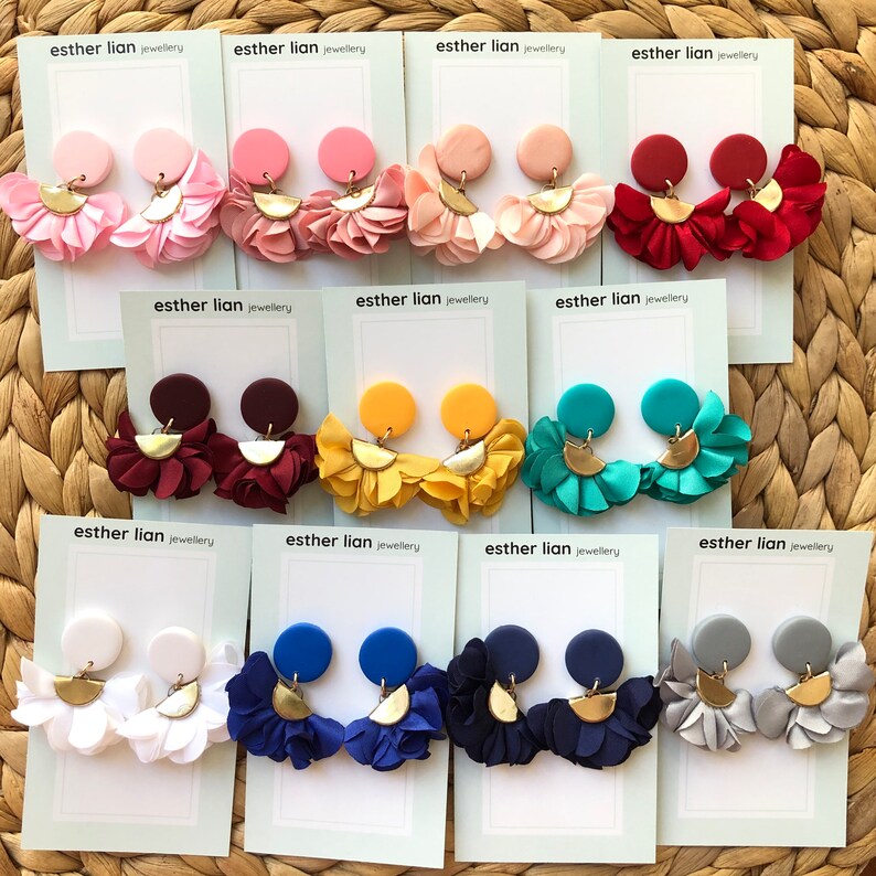 Esther Lian Jewellery- Satin Flowers