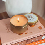 Saide - Rainbow Gold Tin Candle