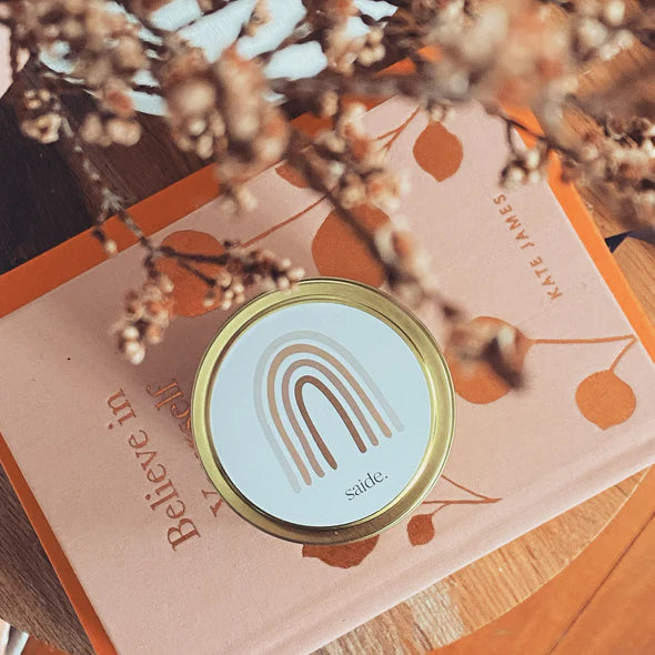 Saide - Rainbow Gold Tin Candle
