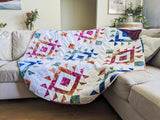Colour Me Cosy - Handmade Quilt 'Boho Dreams' - 150cm x 150cm