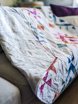Colour Me Cosy - Handmade Quilt 'Boho Dreams' - 150cm x 150cm