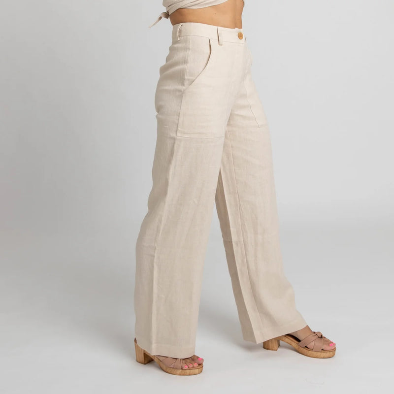 Natural Linen Pants