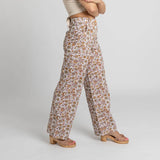 Boho Floral Cotton Pants