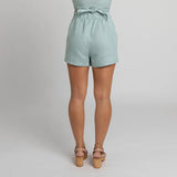 Miss Jane - Sage Linen Shorts