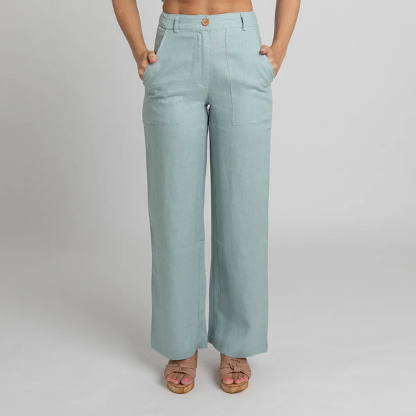 Sage Linen Pants