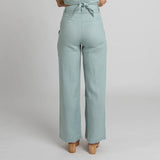 Miss Jane - Sage Linen Pants