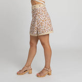 Miss Jane - Mustard Gingham Boho Cotton Skirt