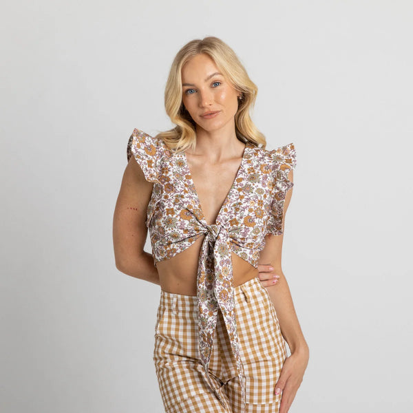 Miss Jane - Boho Cotton Crop Top